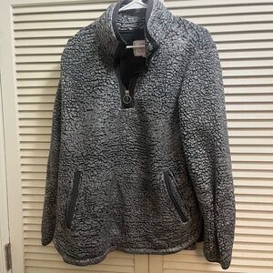 Women’s Cozy Sherpa gray pull over
